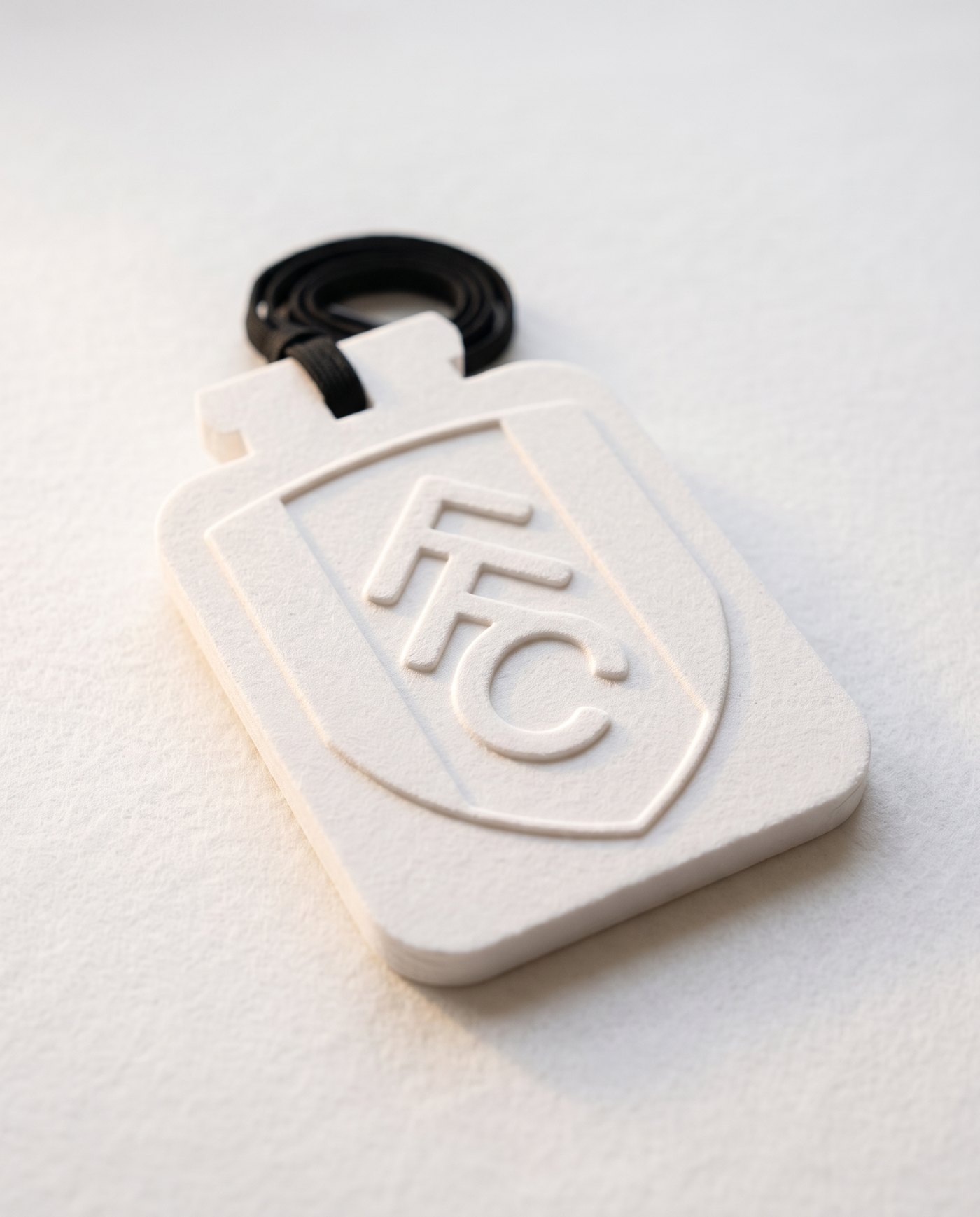 Fulham FC card, white edition